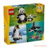 LEGO® Creator 3-in-1 – Vadállatok: Pandacsalád