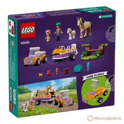 LEGO® Friends - Ló- és póniszállító utánfutó
