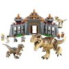 LEGO® Jurassic World - Látogatóközpont T-Rex és raptortámadás