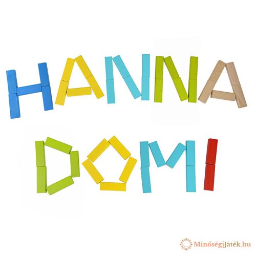 Színes állatfigurás leboruló torony