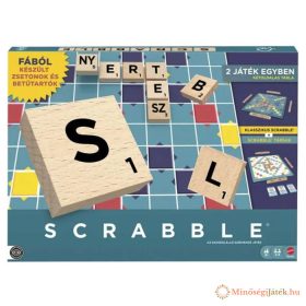 Mattel Scrabble Original és társas 2 az 1-ben - fából