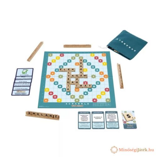 Mattel Scrabble Original és társas 2 az 1-ben - fából