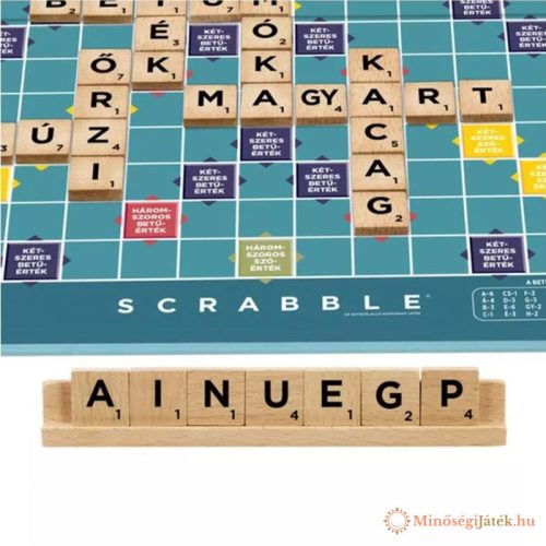 Mattel Scrabble Original és társas 2 az 1-ben - fából