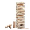 Leboruló torony – Jenga – Fenyőfából