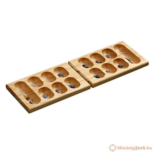 Kalaha összehajtható utazó változat, kaucsuk fa - 29x9cm