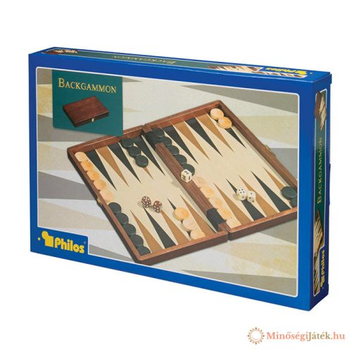 Backgammon – fa társasjáték prémium kivitelben