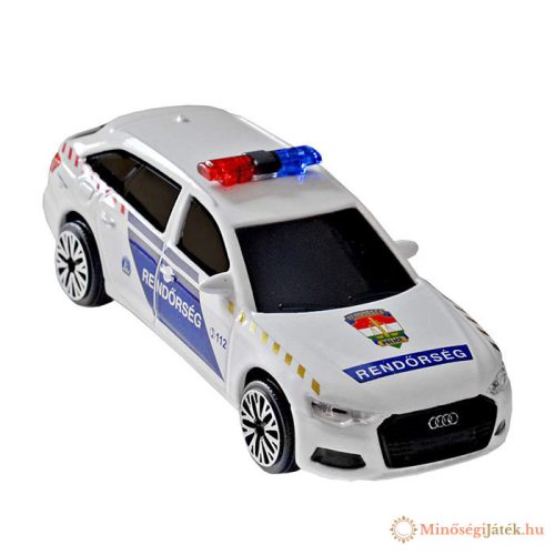Bburago Audi A6 Avant magyar rendőrautó 1:43 – nem villogós