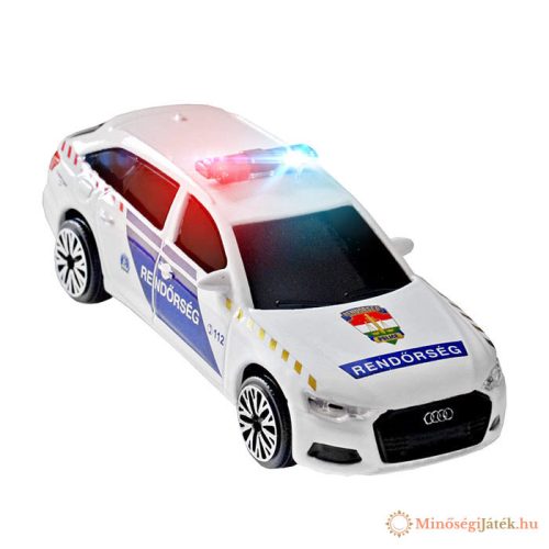 Bburago Audi A6 szirénázó magyar rendőrautó 1:43
