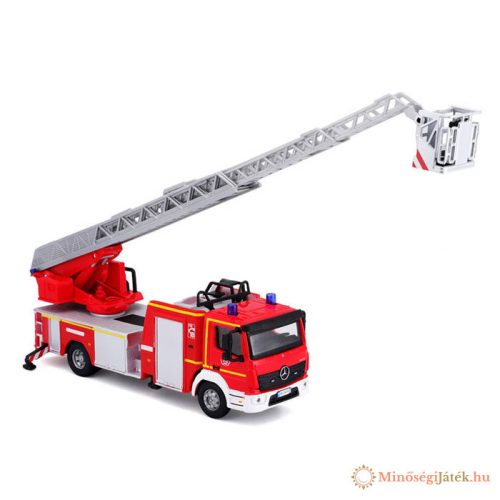 Bburago 1/50 - Mercedes kosaras tűzoltóautó 
