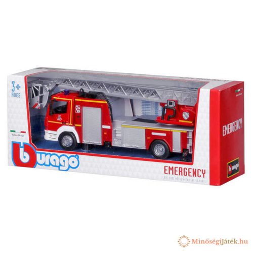 Bburago 1/50 - Mercedes kosaras tűzoltóautó 