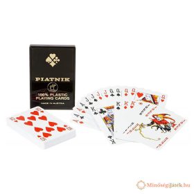   Francia kártya – Plasztik kártya - 1 pakli - piros hátoldal