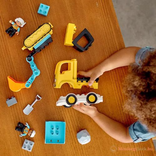 LEGO® DUPLO® Teherautó és lánctalpas markoló – 10931 
