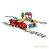 LEGO DUPLO Gőzmozdonyos vonat készlet (10874) + 2 kiegészítő sín szett