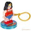 LEGO® DC Wonder Woman figura klasszikus dresszben, átlátszó mini repülővel - 71209 