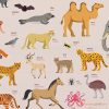 A Föld vadállatai – Gyerekszoba poszter, kétnyelvű  – 600x870 mm