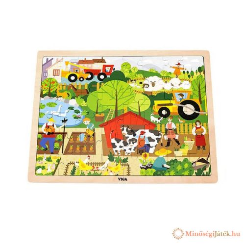 Puzzle, fa – 48 db-os – Élet a farmon