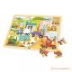 Puzzle, fa – 48 db-os – Építkezés