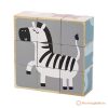 Puzzle kocka, 9 db-os, 6 cuki állatos képpel – PolarB