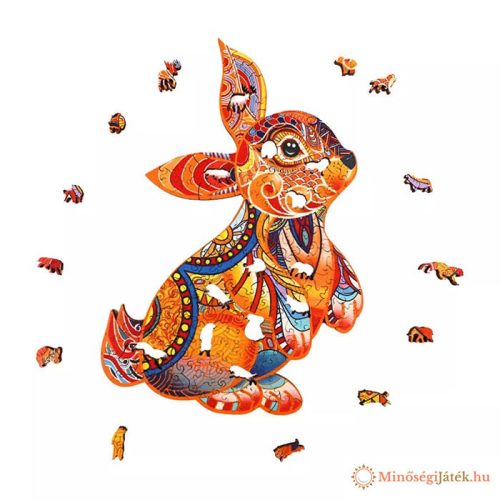 Nyuszis fa puzzle A5
